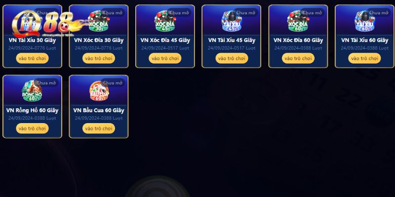 Danh mục trò chơi quy tụ game hot