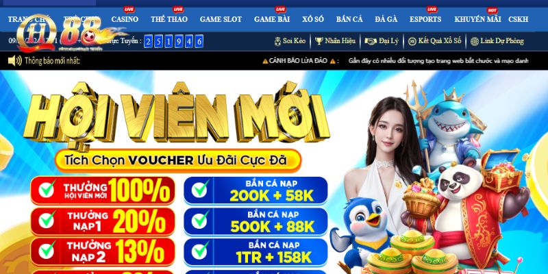 Nhà cái QH88 được đông đảo bet thủ Việt Nam tin tưởng